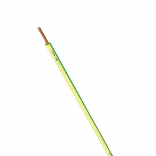 PVC Aderleitung 1 mm² gelb/grün 100m Bund 