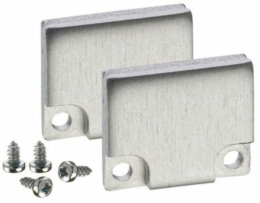 BARdolino Alu-Endkappen Set hoch Stärke 3mm 2xinkl. 4 Schrauben 