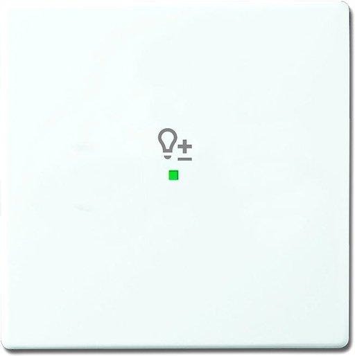 Wippe 1-fach future linear Symbol Dimmer studioweiß 