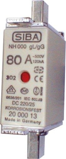 NH-Sicherung gG Gr.000 Typ NH00 25A Kombimelder 