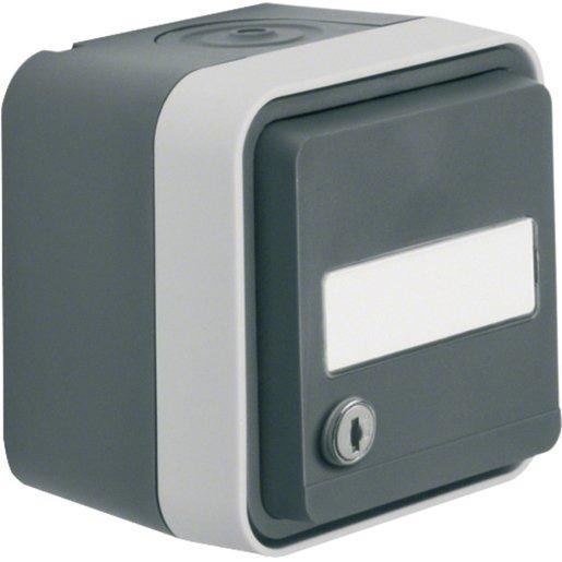 Steckdose SCHUKO mit Klappdeckel AP 