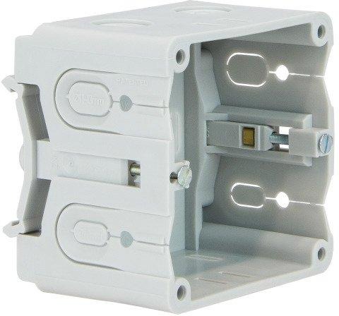 Geräteeinbaudose 1-fach für DIN-Schienenmontage IP20 