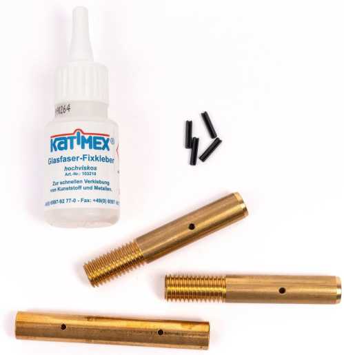Service-Set f. Röhrenaal für Glasfiberband Ø 9mm. 