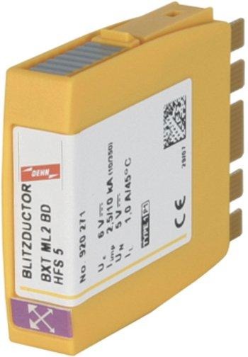 Kombiableiter-Modul für 1 Doppelader BLITZDUCTOR XT mit LifeCheck 