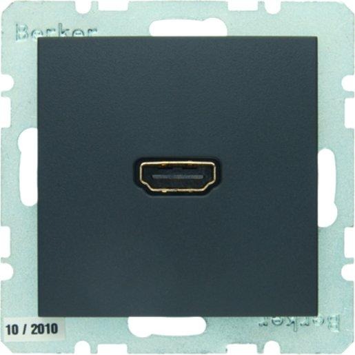 High Definition Steckdose Berker B.3/B.7anthrazit matt 