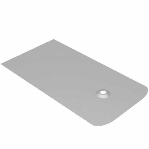 Slate-Plan mit Dichtung 370 x 200 x 0,5 mm 