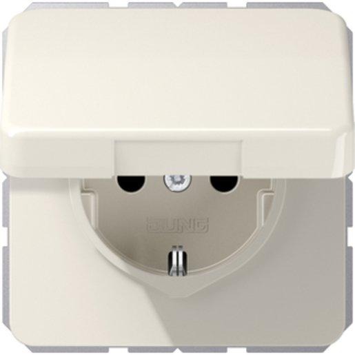 SCHUKO-Steckdose 16 A 250 V AC weiß bruchsicher 