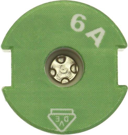 Passeinsatz für Sicherung Niederspannung 6 A AC 500 V D2 IEC 