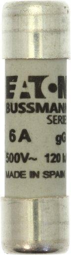 Sicherungseinsatz Niederspannung 6 A AC 500 V 10 x 38 mm gL/gG IEC 