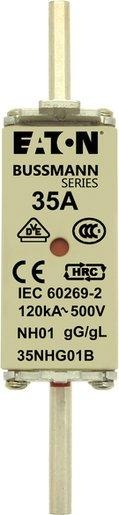 Sicherungseinsatz Niederspannung 35 A AC 500 V NH01 gL/gG IEC 