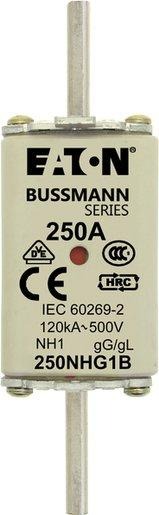 Sicherungseinsatz Niederspannung 250 A AC 500 V NH1 gL/gG IEC 