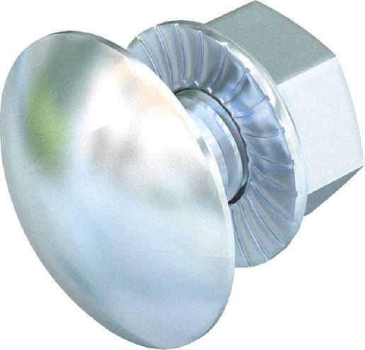 Flachrundschraube mit Kombimutter M6x12 St F 