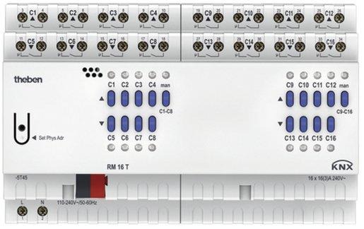 KNX 16-fach Schalt- oder 8-fach Jalousieaktor 