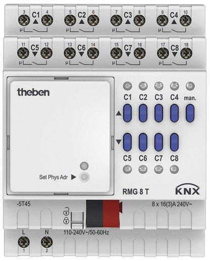 KNX 8-fach Schalt- oder 4-fach Jalousieaktor 