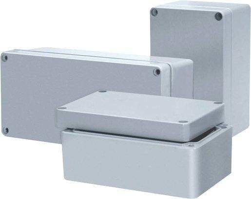RJ22 Aluminiumgehäuse (122x120x90) 