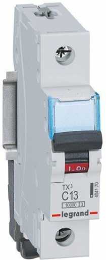 TX3 Leitungsschutzschalter C-Charakteristik 13A 1-polig 10kA 230/400VAC 1TE 