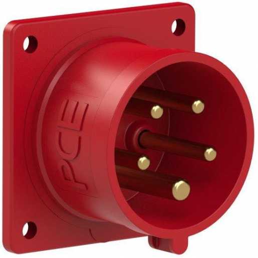 CEE-Anbaugerätestecker gerade 16A 5p 6h IP44 400V 