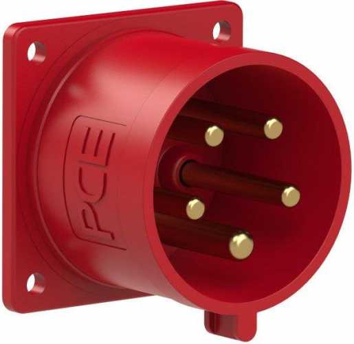 CEE-Anbaugerätestecker gerade 32A 5p 6h IP44 400V 