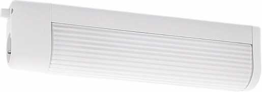 Wandleuchte weiß mit Steckdose BARI 1 2x40W E14 