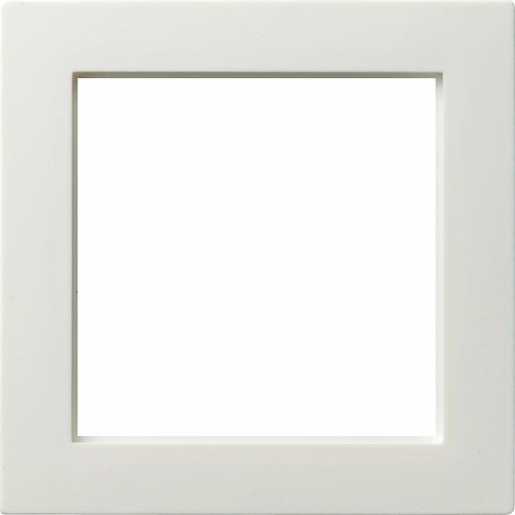 Adapterrahmen 50x50 quadratisch für S-Color reinweiß 