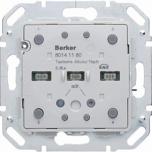 Tastsensor-Modul 1-fach mit integriertem Busankoppler KNX S.1/B.X. 