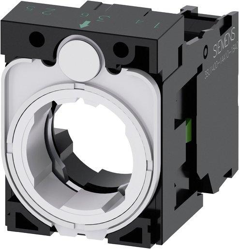 Halter Fuer 3 Module Kunststoff 1S Schraubanschluss 