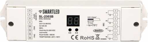 Controller 4 x 5A RGBW DALI SL-2303B 