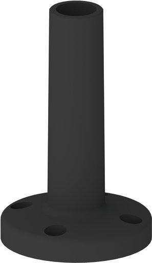 Rohr mit Fuß 100mm für Signalsäulen 