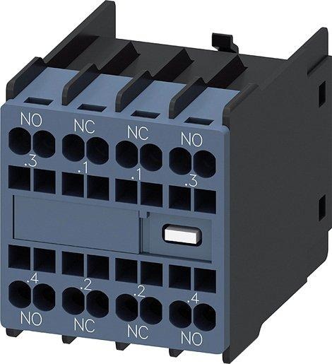 Hilfsschalterblock Front 2S+2Ö stromb.: 1S 1Ö 1Ö 1S 