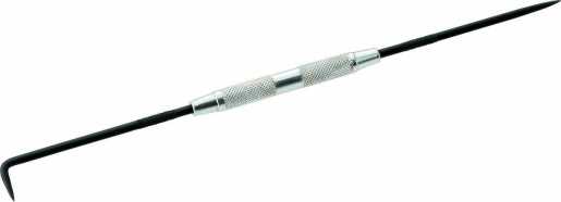 Reißnadel mit Stahlspitze Größe 240 mm mit gerader 90° gebogener Spit 