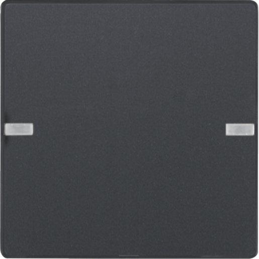 KNX Q.x Tastsensor KOMFORT 1-fach Komfort anthrazit samt 