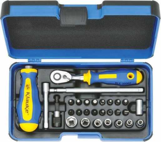 Steckschlüssel-Bit-Set 1/4 Zoll 28-teilig 