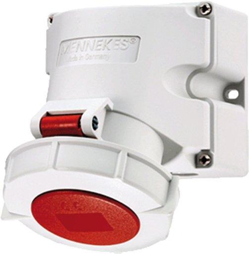 CEE-Wandsteckdose TwinCONTACT 32A 5p 400V 6h IP67 