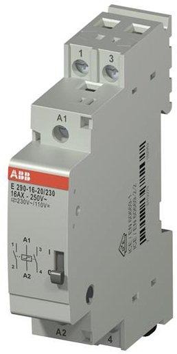 Stromstoßschalter Spule 230 VAC/ 110 VDC 16 A 2 NO 