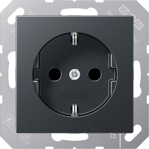 SCHUKO-Steckdose 16 A 250 V ~ bruchsicher anthrazit 
