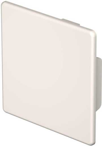 Endstück 60x60mm PVC cremeweiß RAL 9001 