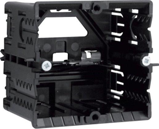 Geräteeinbaudose C-Profil HxB 55x65 schwarz 