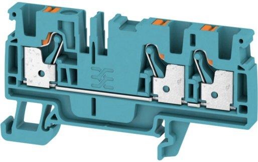Durchgangsreihenklemme 0,5 - 4 mm² blau 
