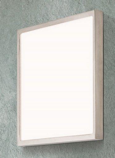 Deckenleuchte titan LED 25W 2400lm 3000K LxB:30x30cm H:2,4cm 