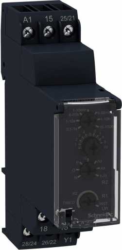 Multifunktionszeitrelais 10 Funktionen 0,1 s 100 h 12 bis 240 V AC/DC 2 W 