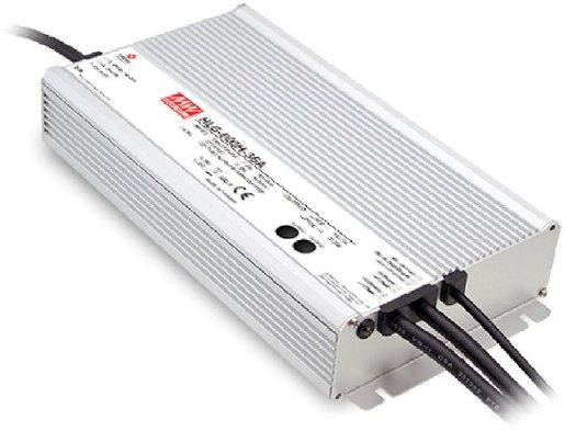 Getaktetes Netzteil 600 W für die Versorgung von LED Gruppen 600W IP67 24V 25A 