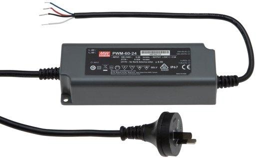 LED-Trafo 60 W 24 V DC 5000 mA dimmbar 