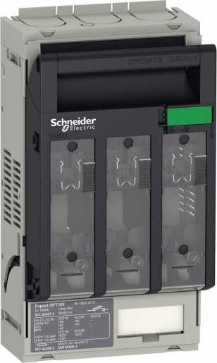 Sicherungslasttrennschalter ISFT160 3P Anschluss M8 Montageplatte 