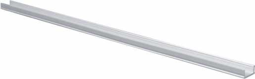 Aluminium LED Aufbauprofil R3 2m (bxh):17,5x8,6mm 