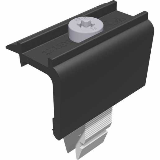 Endklemme Rapid16 H 30 - 40 schwarz eloxiert 