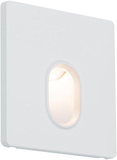 Wandeinbauleuchten-Set eckig 1x1,7W 2700K 50lm Weiß 