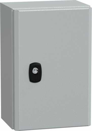 S3D Wandschrank Stahlblech mit Volltür ohne Montageplatte H300 x B200 x T150 mm 