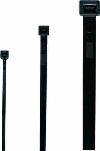 Kabelbinder schwarz BxL 3,5x140mm Kabelbaum 2,5-36mm 18kp/176N 