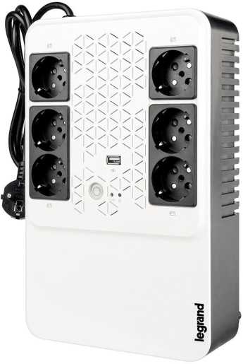 USV-Anlage KEOR Multiplug 600VA 230V 6 SSD inkl. USB Ladegerät 