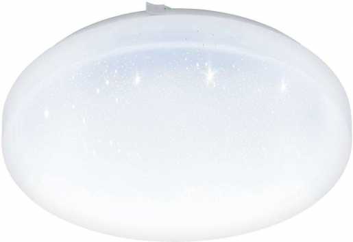Deckenleuchte FRANIA-S LED 11,5W 1350lm 3000K Ø280 weiß mit Kristalleffekt 